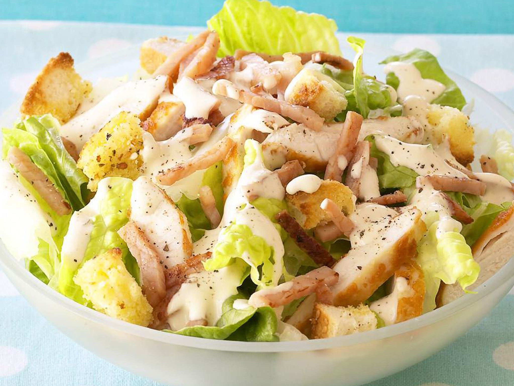 Pan-Seared Chicken and Parmesan Caesar Salad