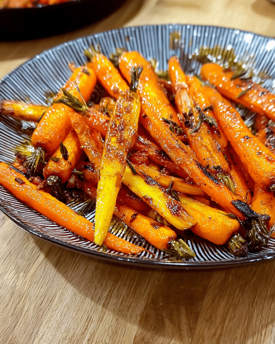Honey-Glazed Carrot Sticks with Dill