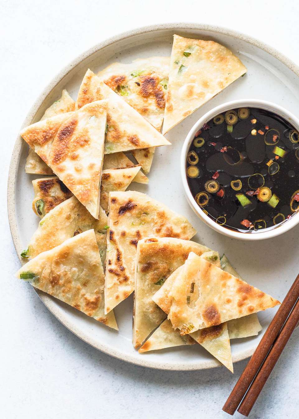 Scallion and Tofu Pancakes
