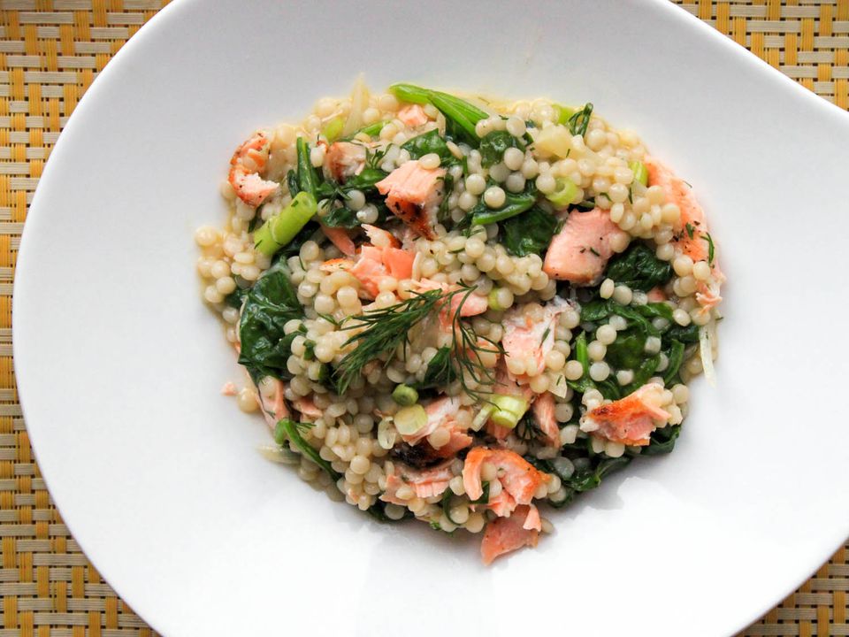 Smith's Spiced Salmon with Dill Couscous
