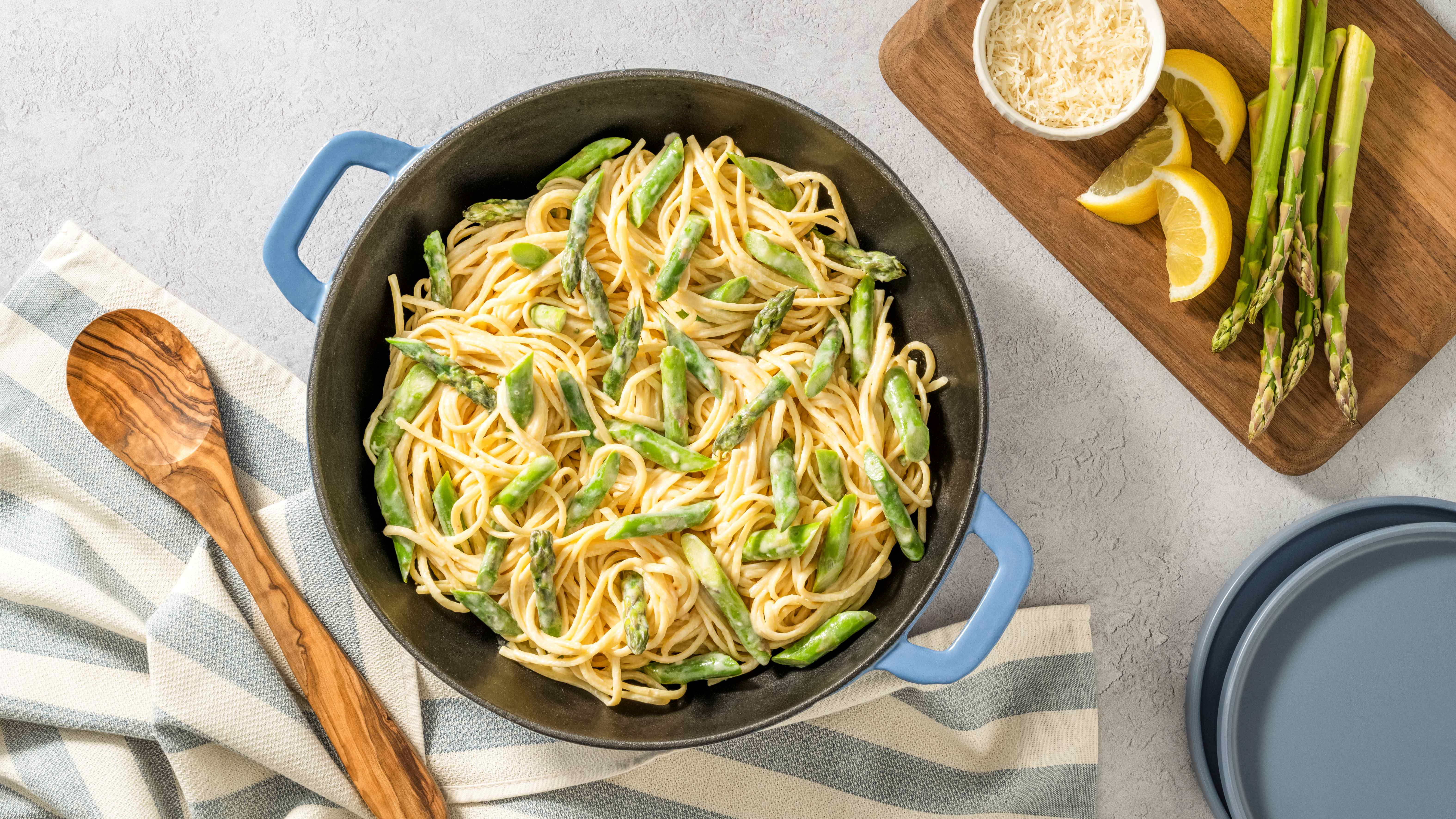 One-Pot Lemon Asparagus Pasta