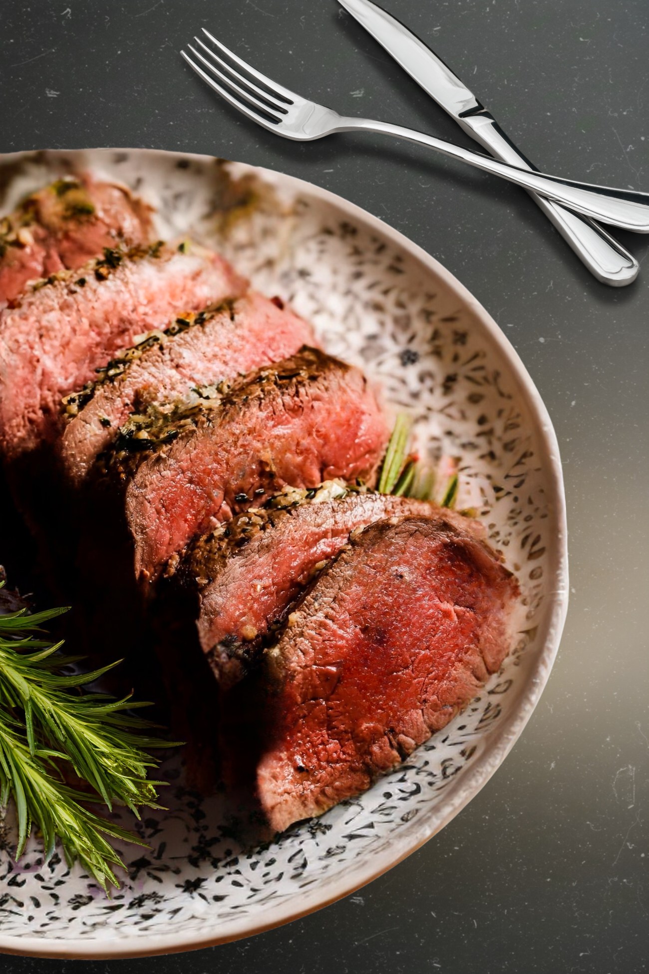 Sautéed Beef Tenderloin with Garlic-Herb Butter