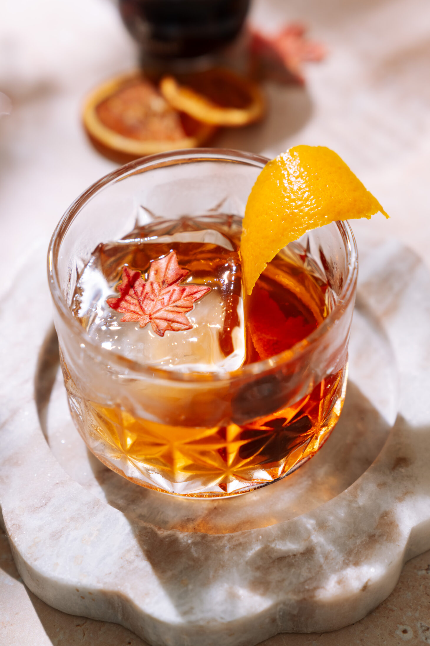 Maple-Infused Old Fashioned with Angostura