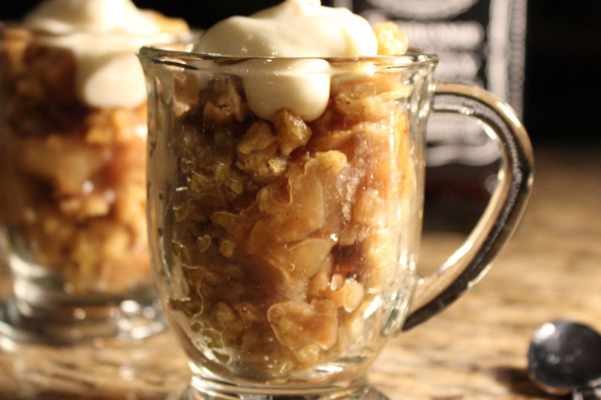 Bourbon-Infused Apple Crisp