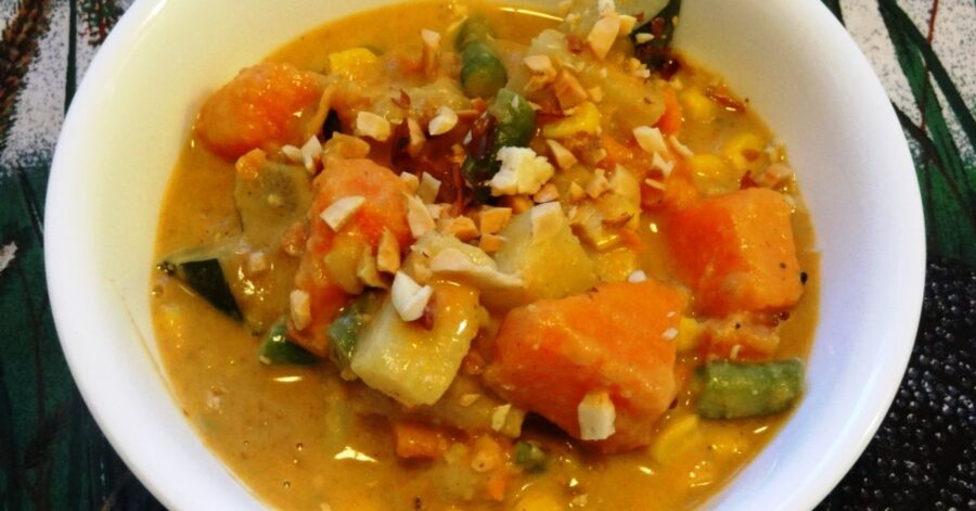 Slow-Cooked Vegetable and Peanut Stew