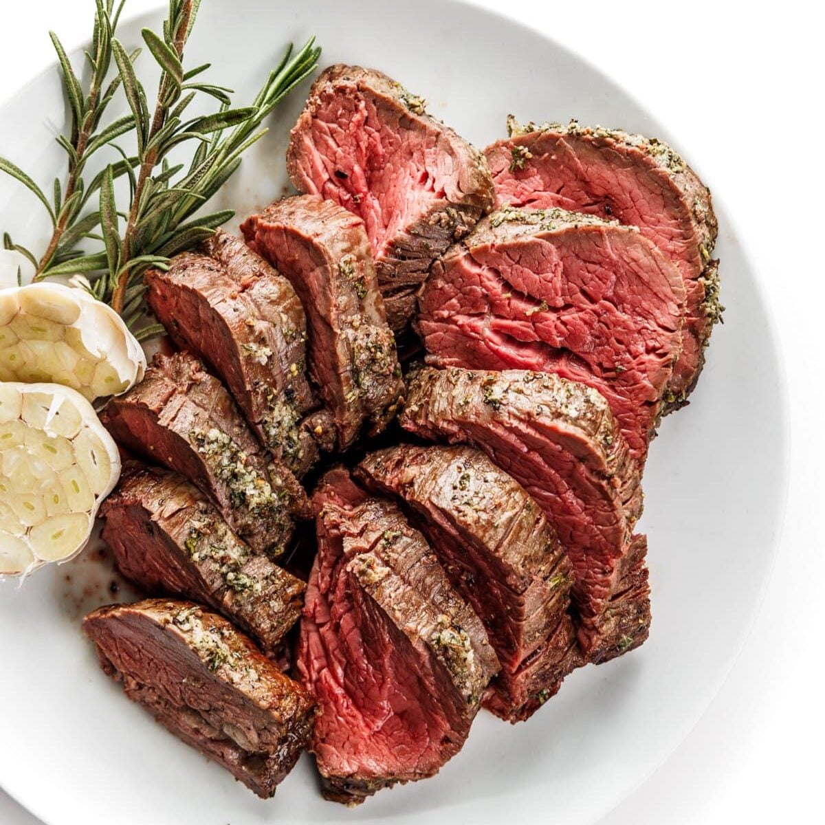 Pan-Seared Beef Tenderloin with Rosemary and Lemon