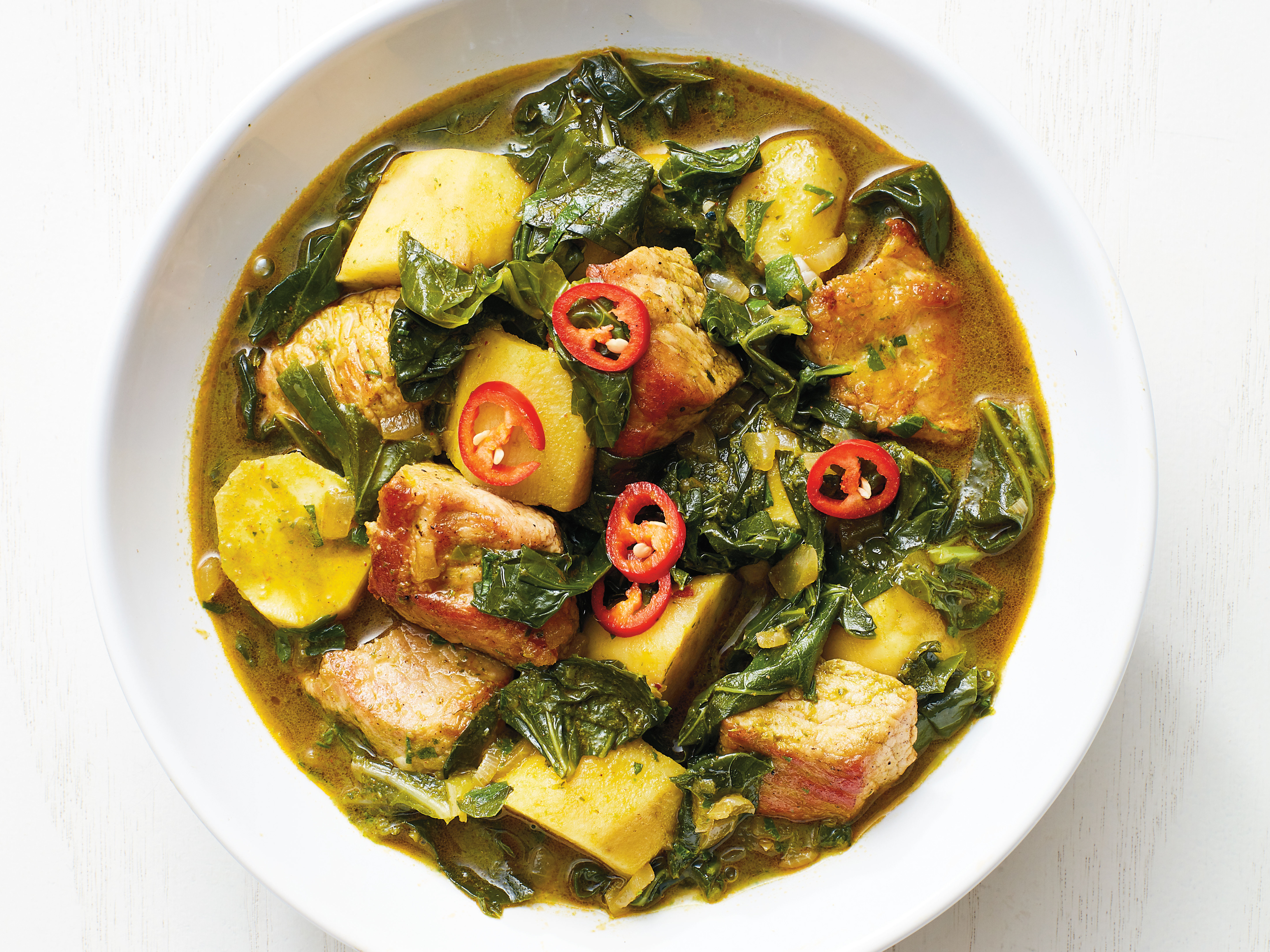 Kilimanjaro Mountain Vegetable Stew with Collards