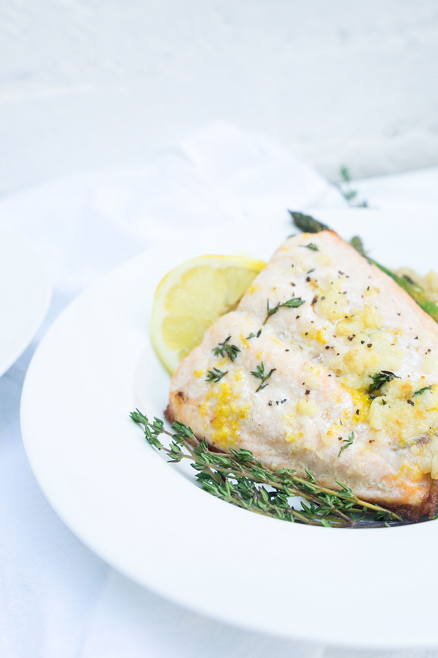 Miso-Glazed Salmon with Roasted Asparagus and Quinoa