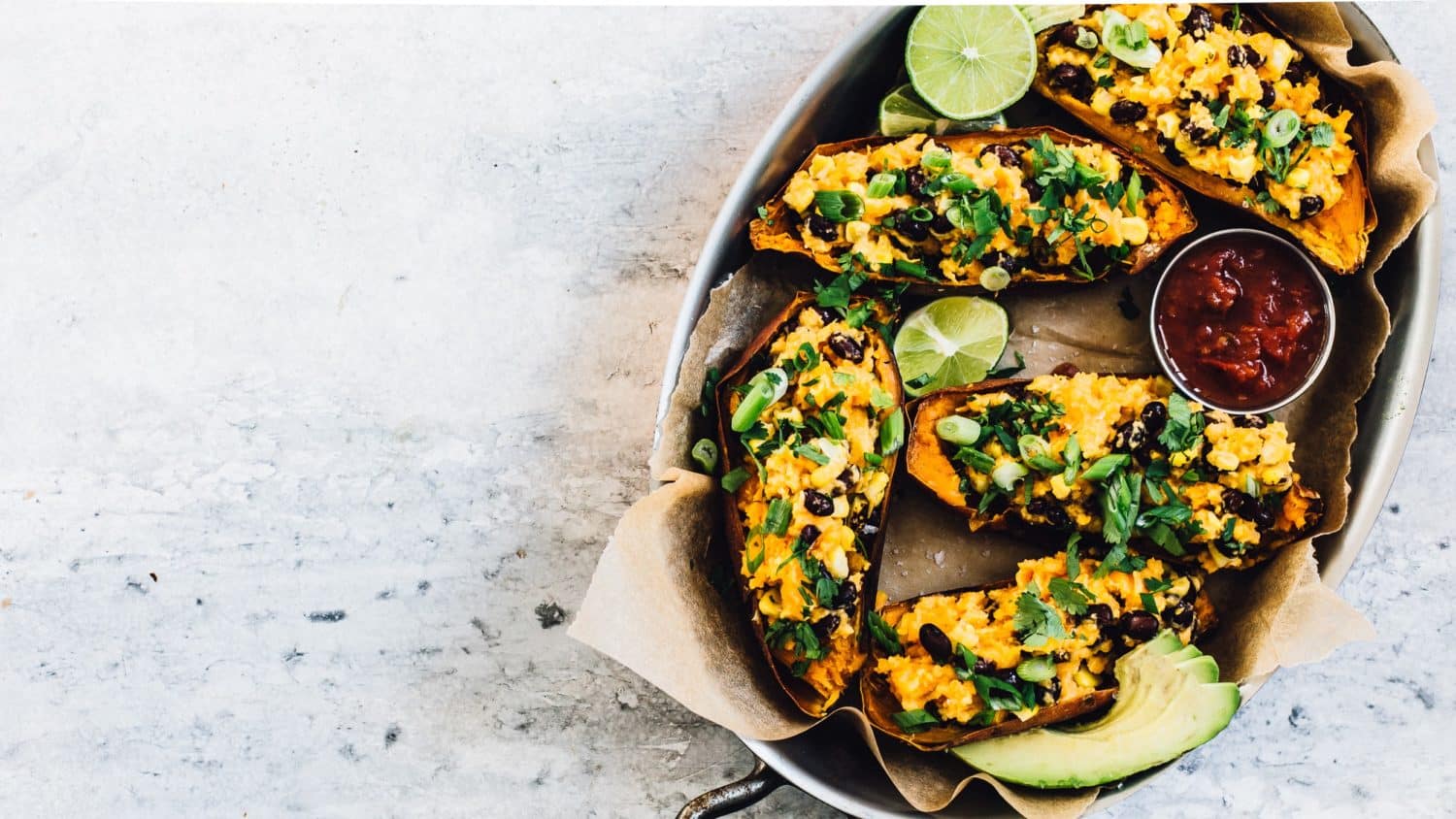 Chipotle-Black Bean Stuffed Sweet Potatoes
