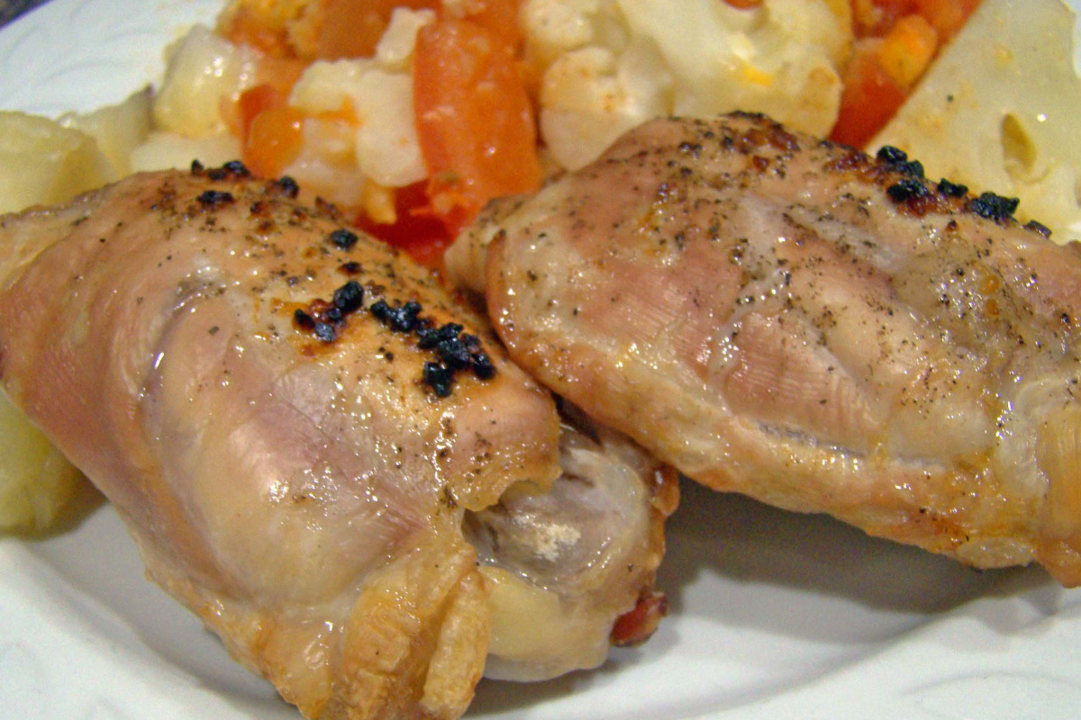 Sage-Roasted Chicken Thighs with Garlic and Lemon
