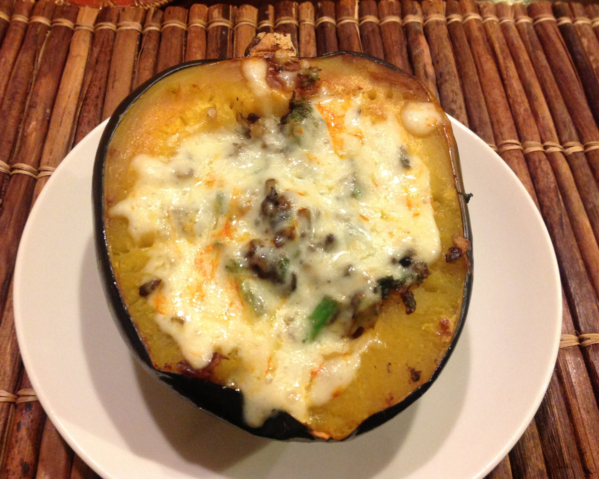 Three-Cheese Stuffed Acorn Squash