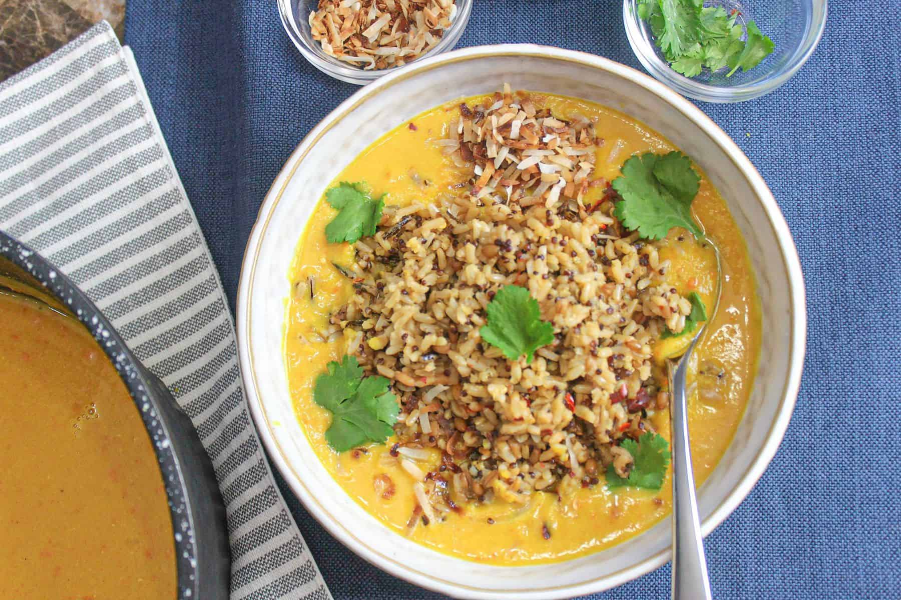 Cumin-Spiced Lentil Stew with Coconut Milk