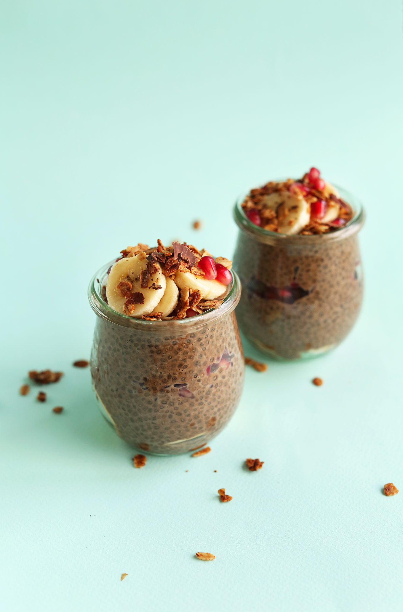Avocado-Chia Seed Dessert with Cacao and Coconut