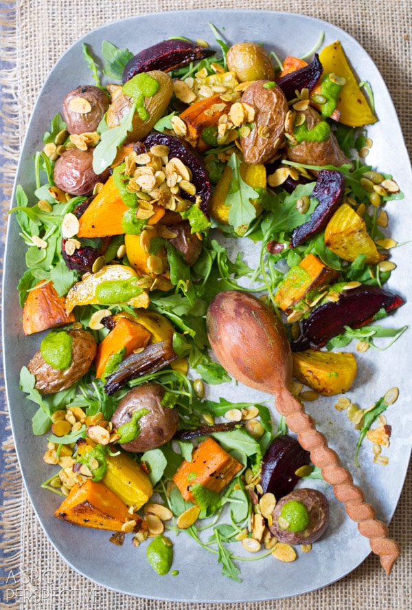 Seasonal Harvest Grain Salad with Roasted Root Vegetables
