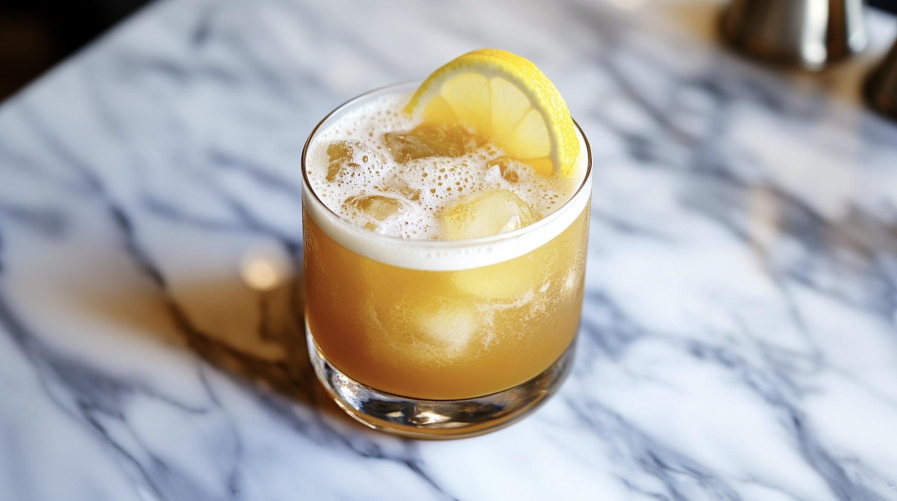 Maple Egg White Whiskey Sour