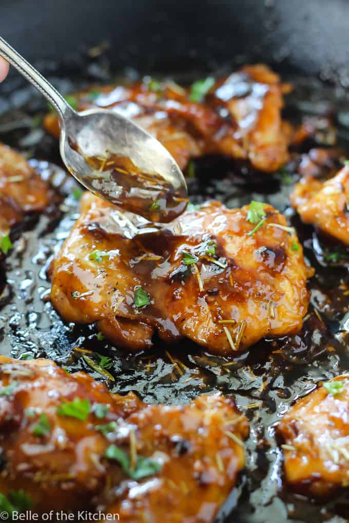 Sautéed Chicken Thighs with Dijon and Cream