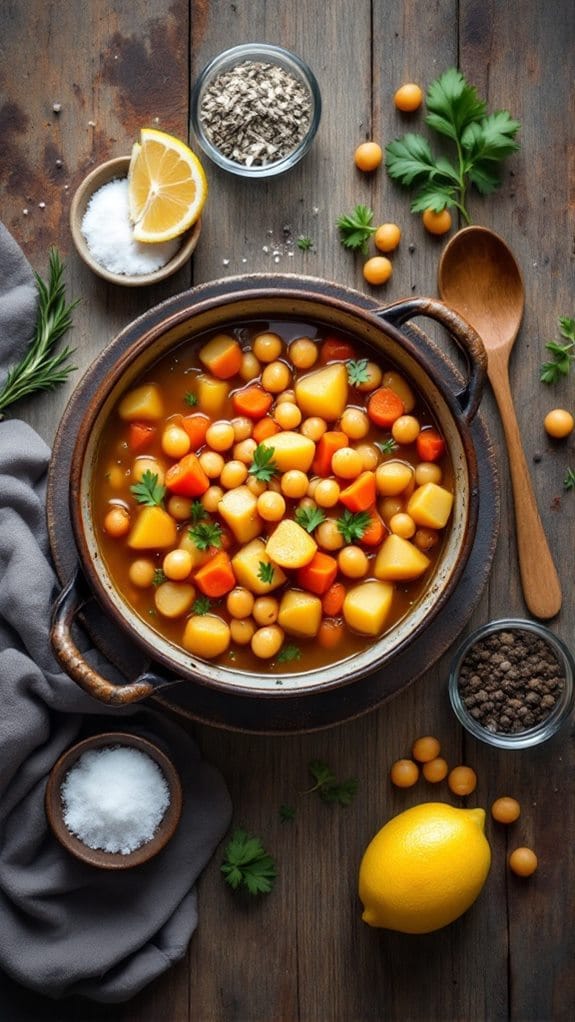 Rosemary and Thyme Chickpea Stew