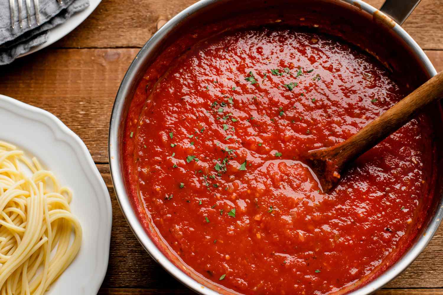 Herb-Infused Tomato Sauce with Sumac