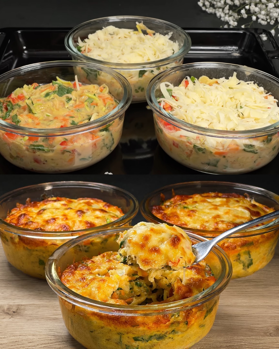 Savory Vegetable and Egg Bake
