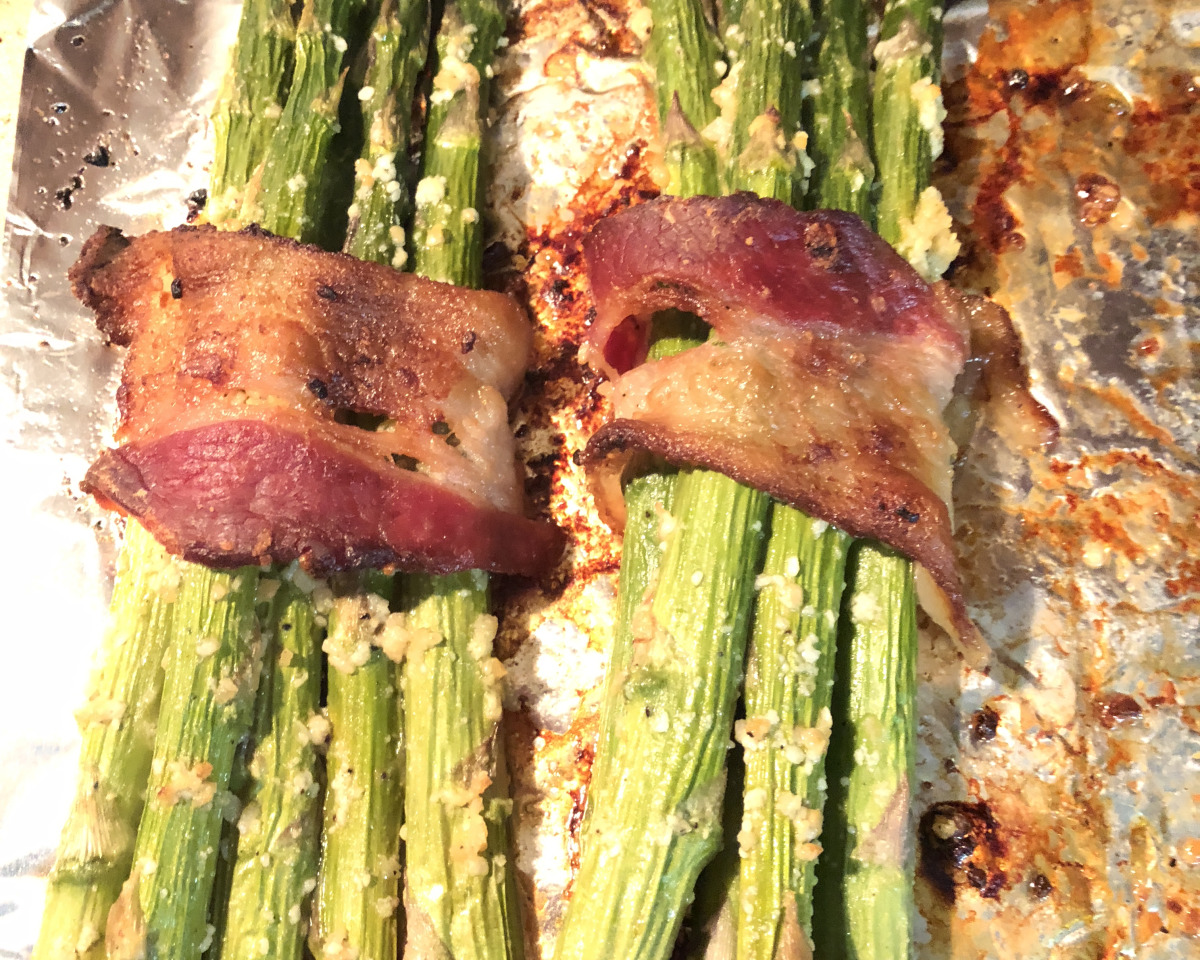 Bacon-Wrapped Asparagus with Lemon-Zest Parmesan