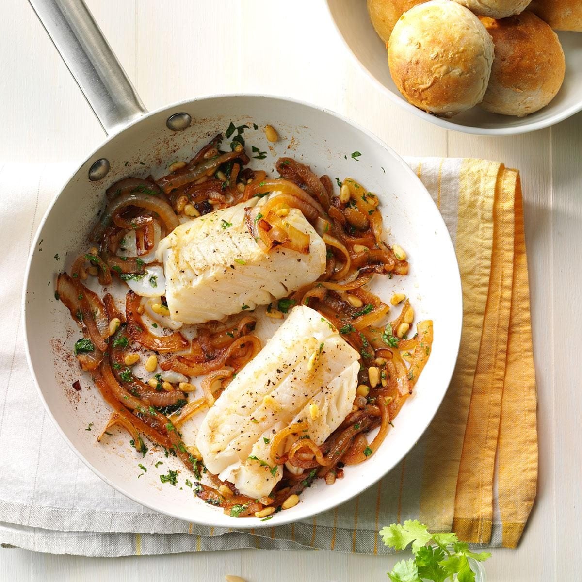 Pan-Seared Cod with Pumpkin Seed Crust