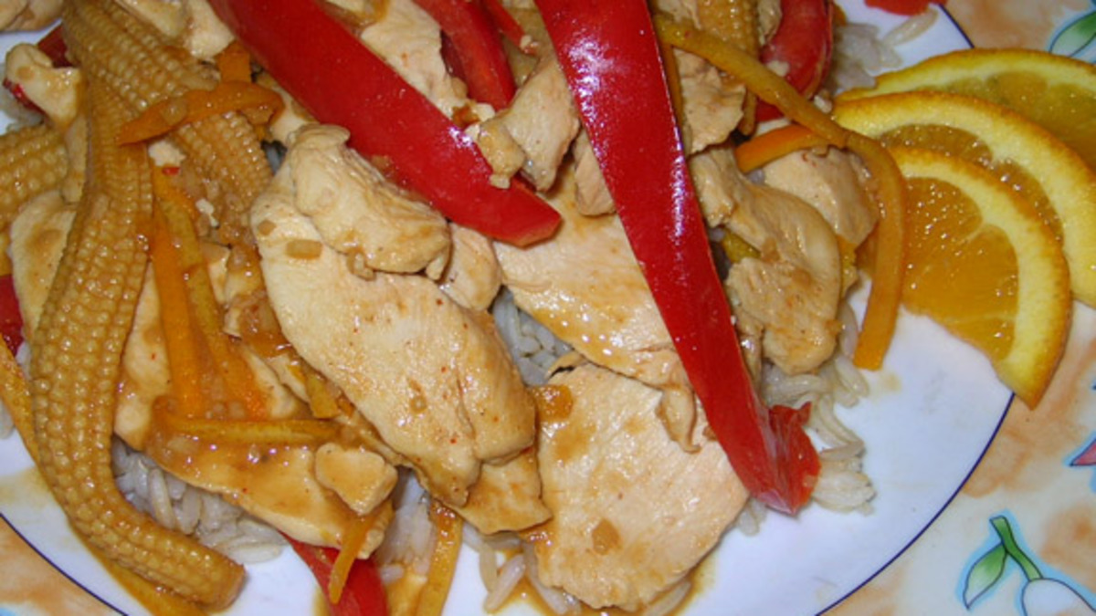 Hot Pepper Chicken Stir-Fry