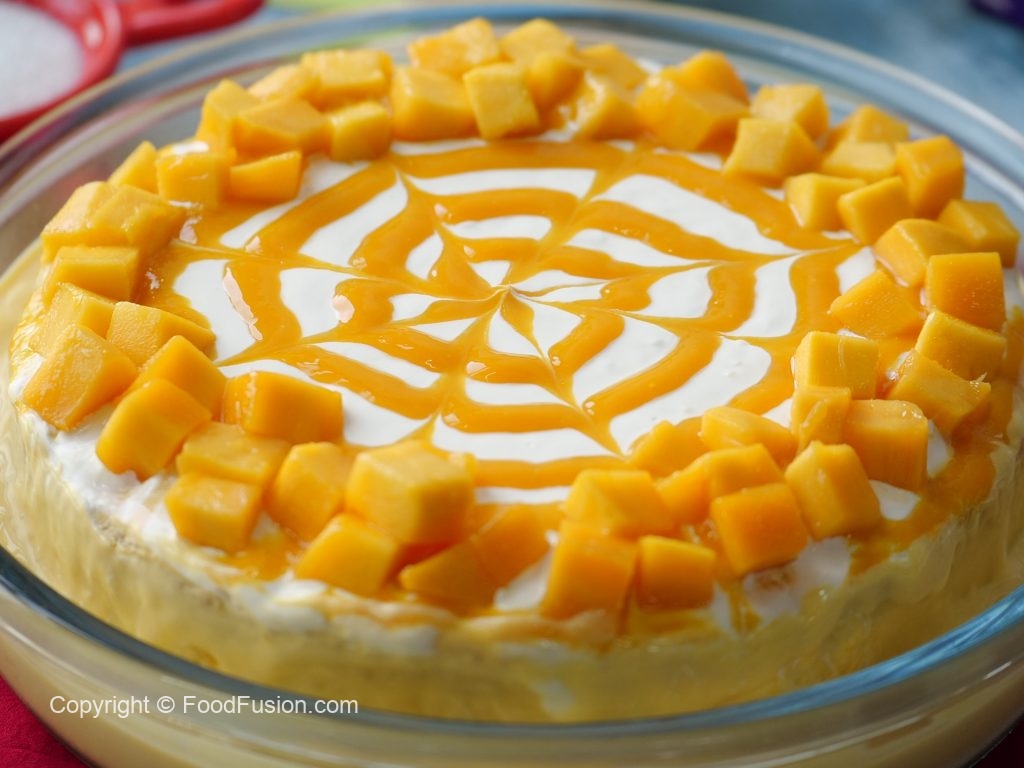 Mango-Infused Tres Leches Cake with Coconut Cream