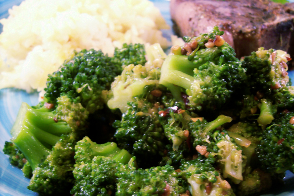 Sautéed Broccoli with Garlic and Parmesan
