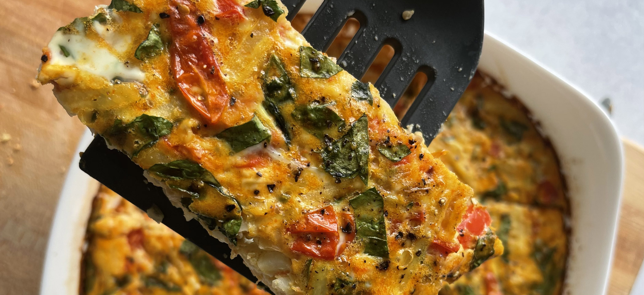Baked Egg and Asparagus Casserole with Feta