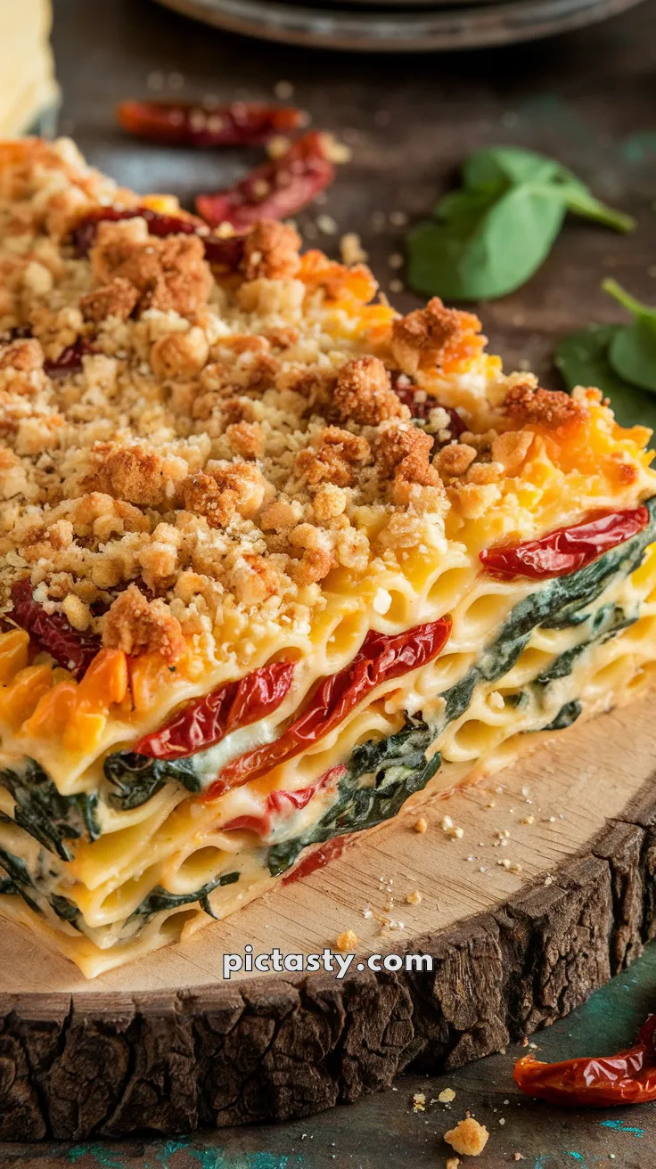 Sun-Dried Tomato and Spinach Pasta