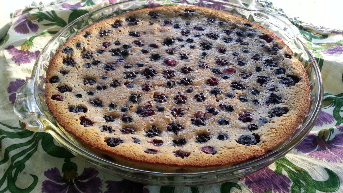 Retro Blackberry-Lemon Tart with Almond Crust