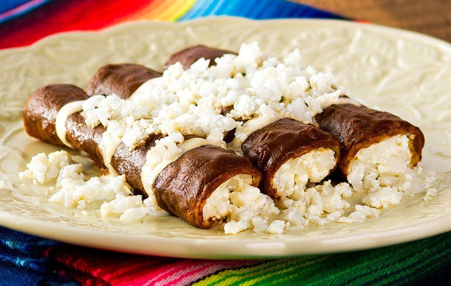 Serious Mole Enchiladas