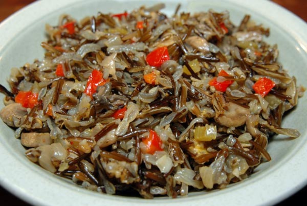 Native American Bison and Wild Rice Casserole