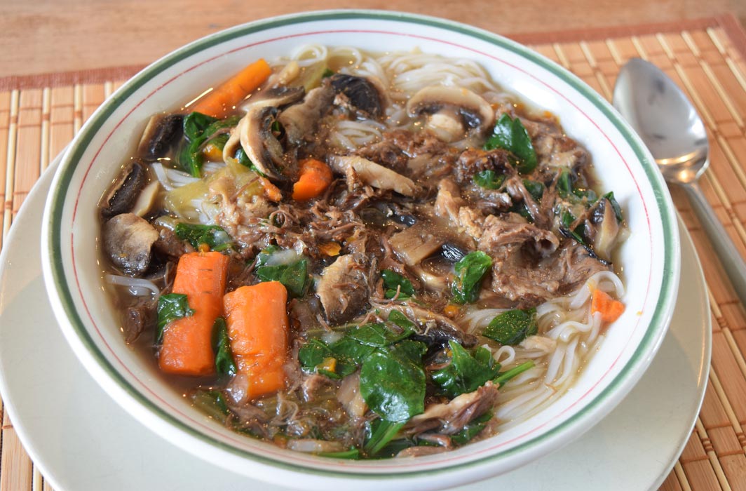 Bone Broth-Based Hearty Vegetable Soup