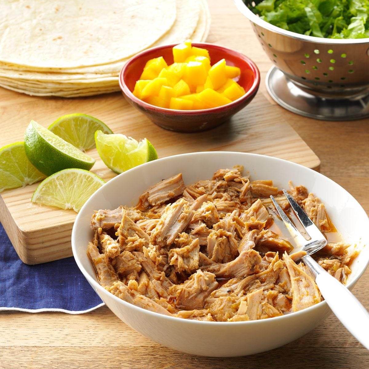 Shredded Pork Pasteles with Green Sauce
