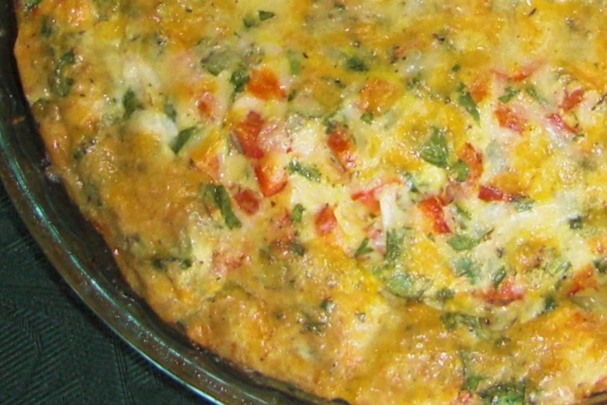 Gruyère Herb Frittata with Sautéed Vegetables