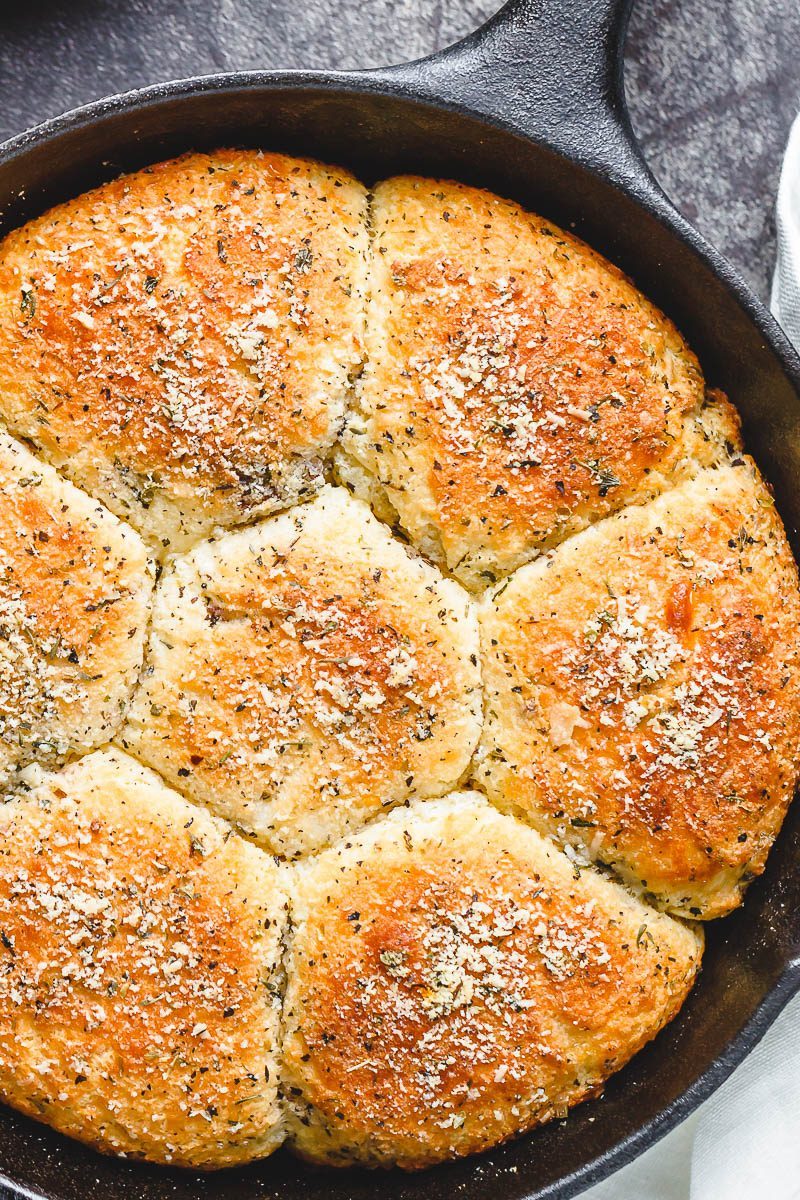 Herb-Infused Keto Bread with Herb Butter