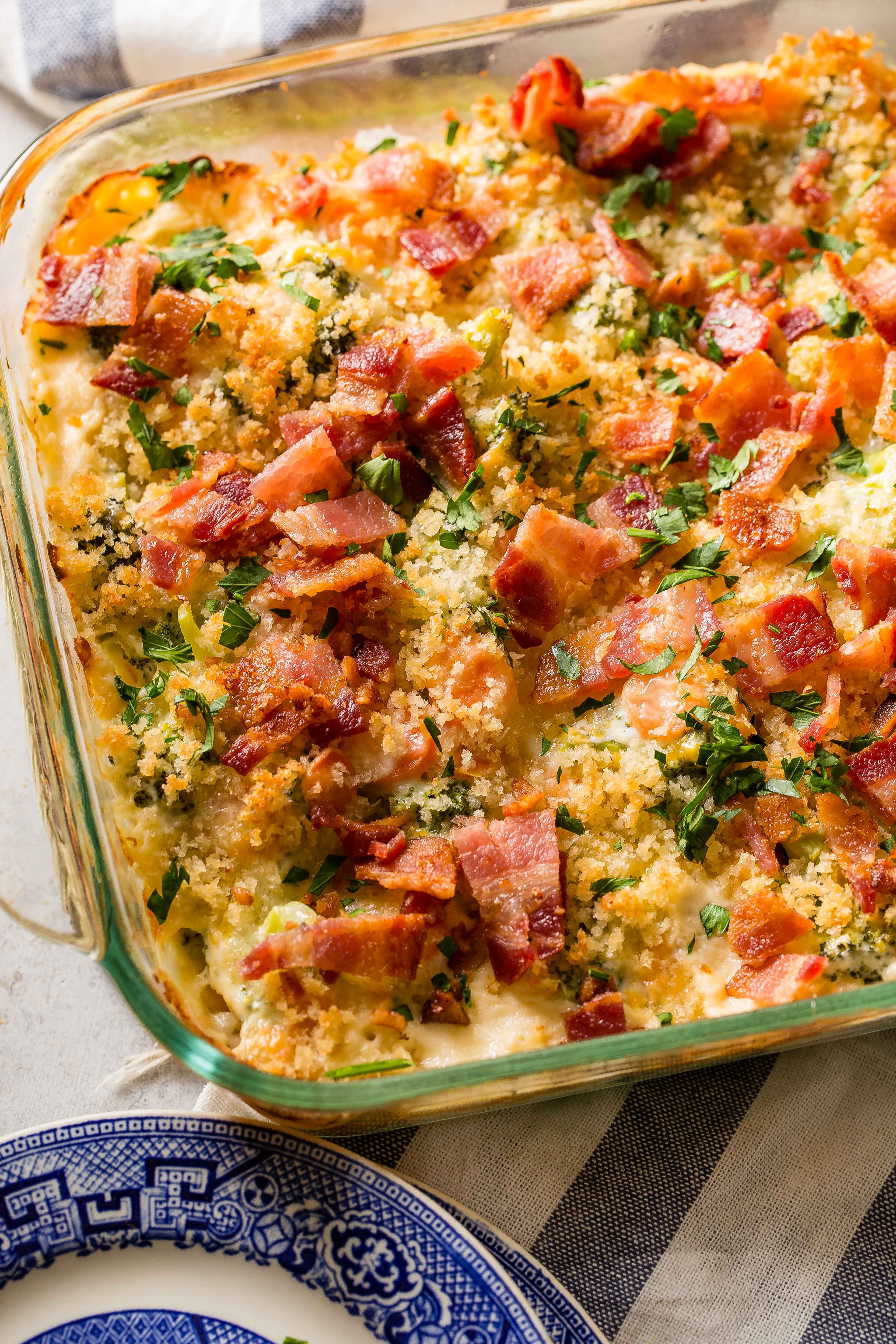 Cheesy Bacon Broccoli Bake