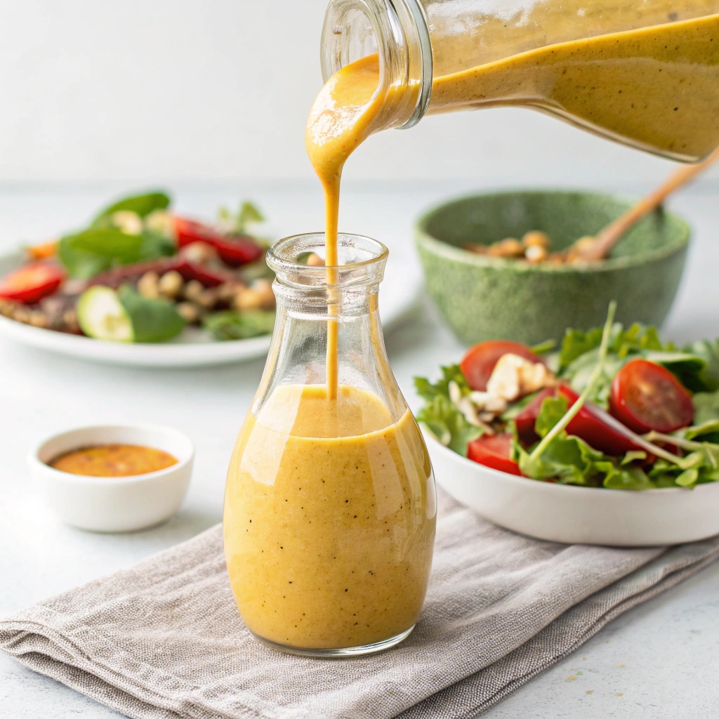 Air Traffic Salad with Honey-Mustard Vinaigrette