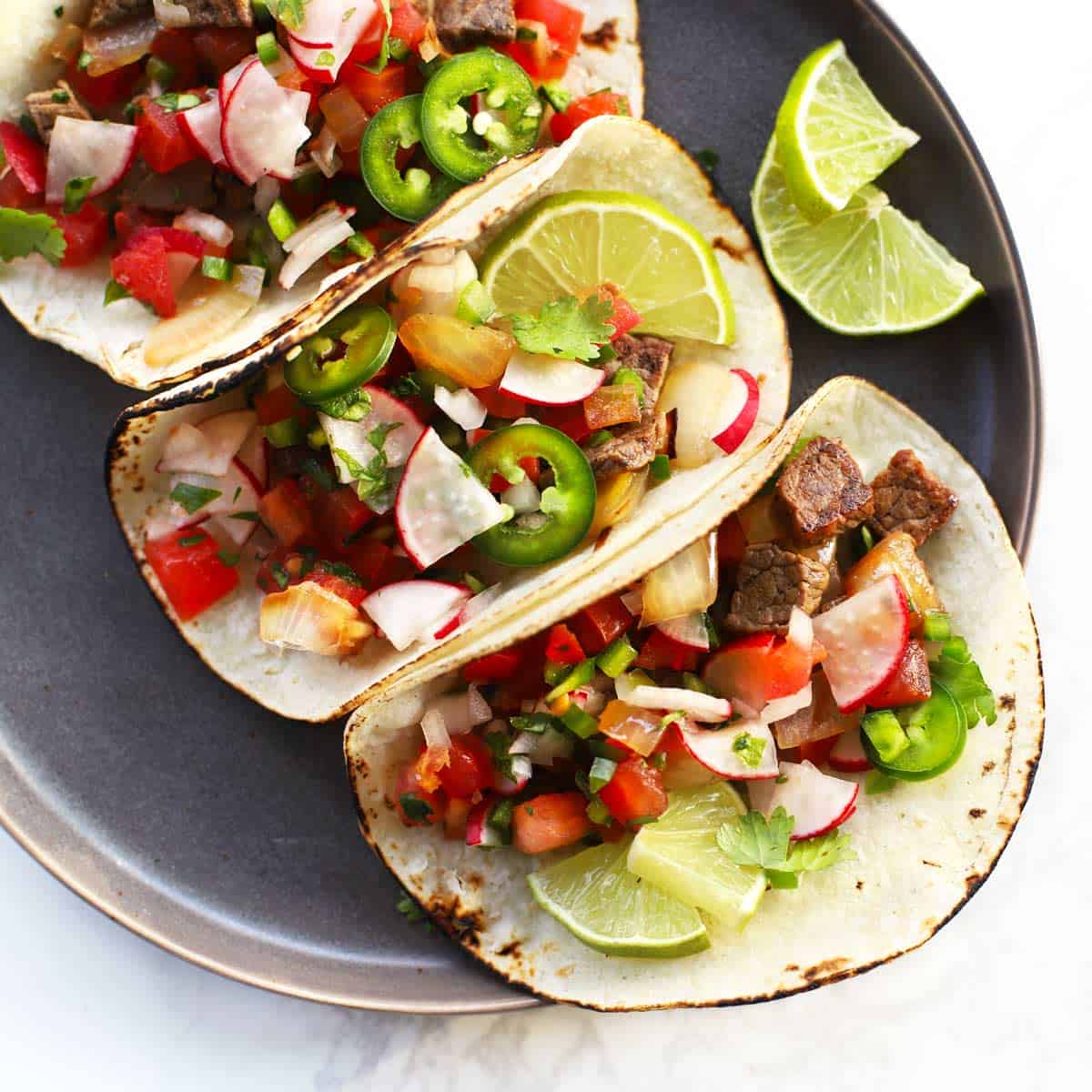 Traditional Mexican Street Tacos