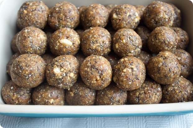 Simple Maple-Glazed Walnut and Date Energy Bites