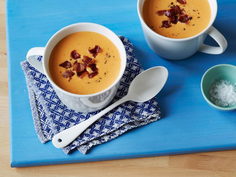 Hidden Network Tomato Soup with Cream Swirl