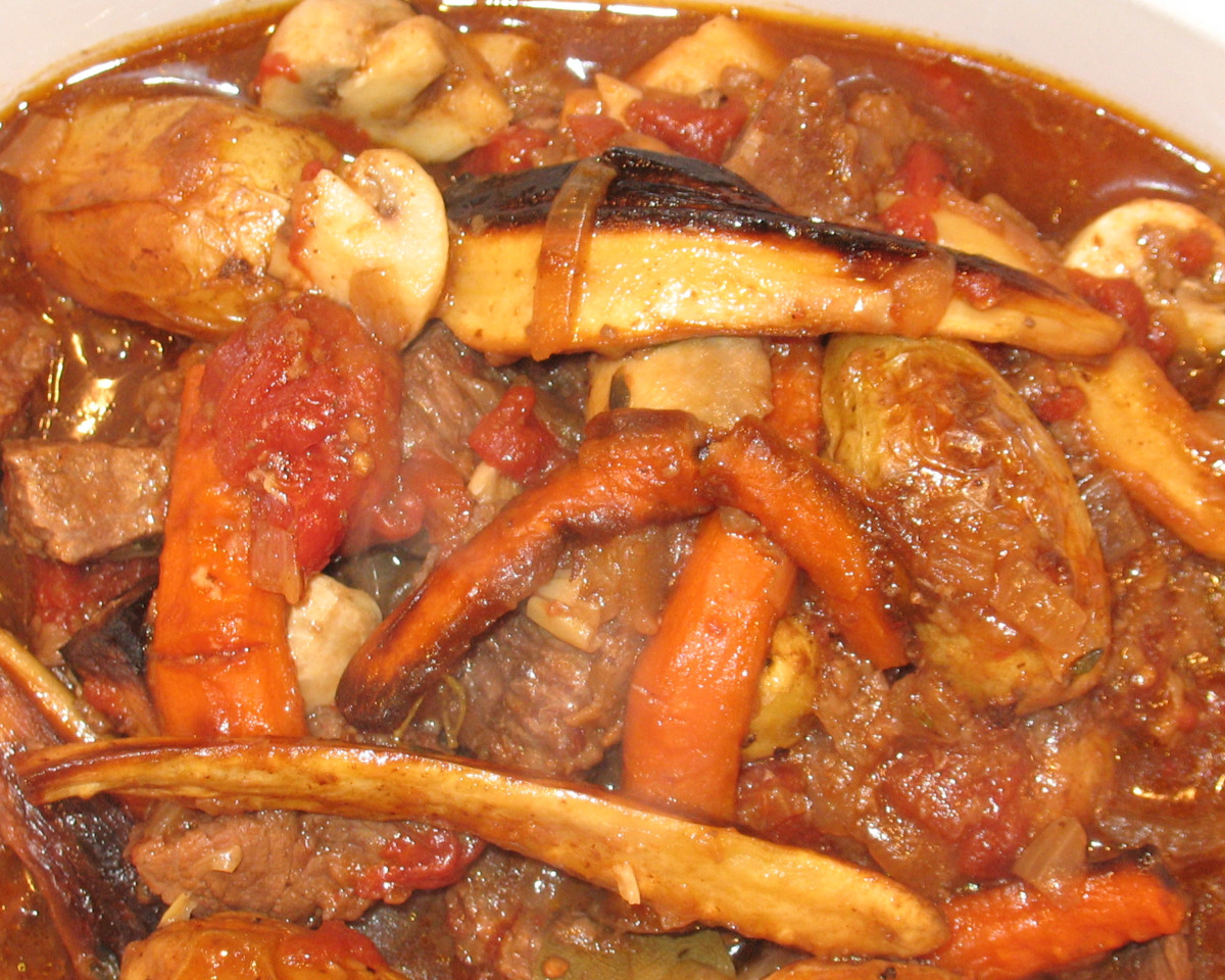 Time-Traveler's Beef Stew with Root Vegetables