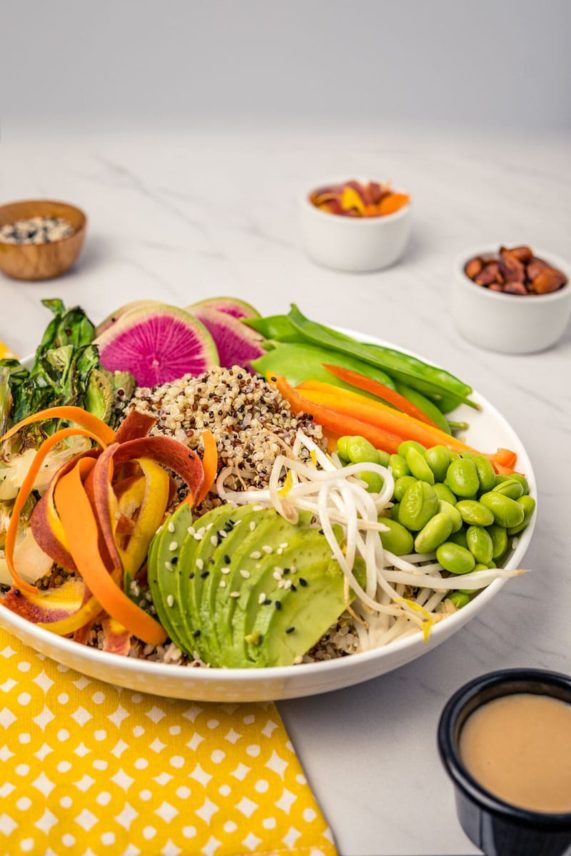 Miso-Glazed Carrot and Quinoa Bowl with Sesame
