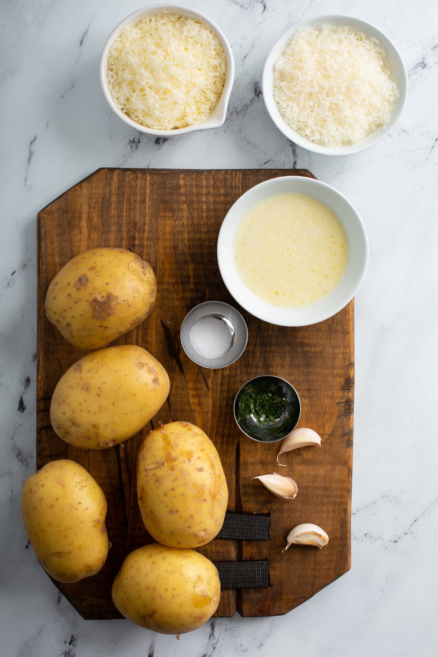 Gruyere and Thyme Baked Potatoes