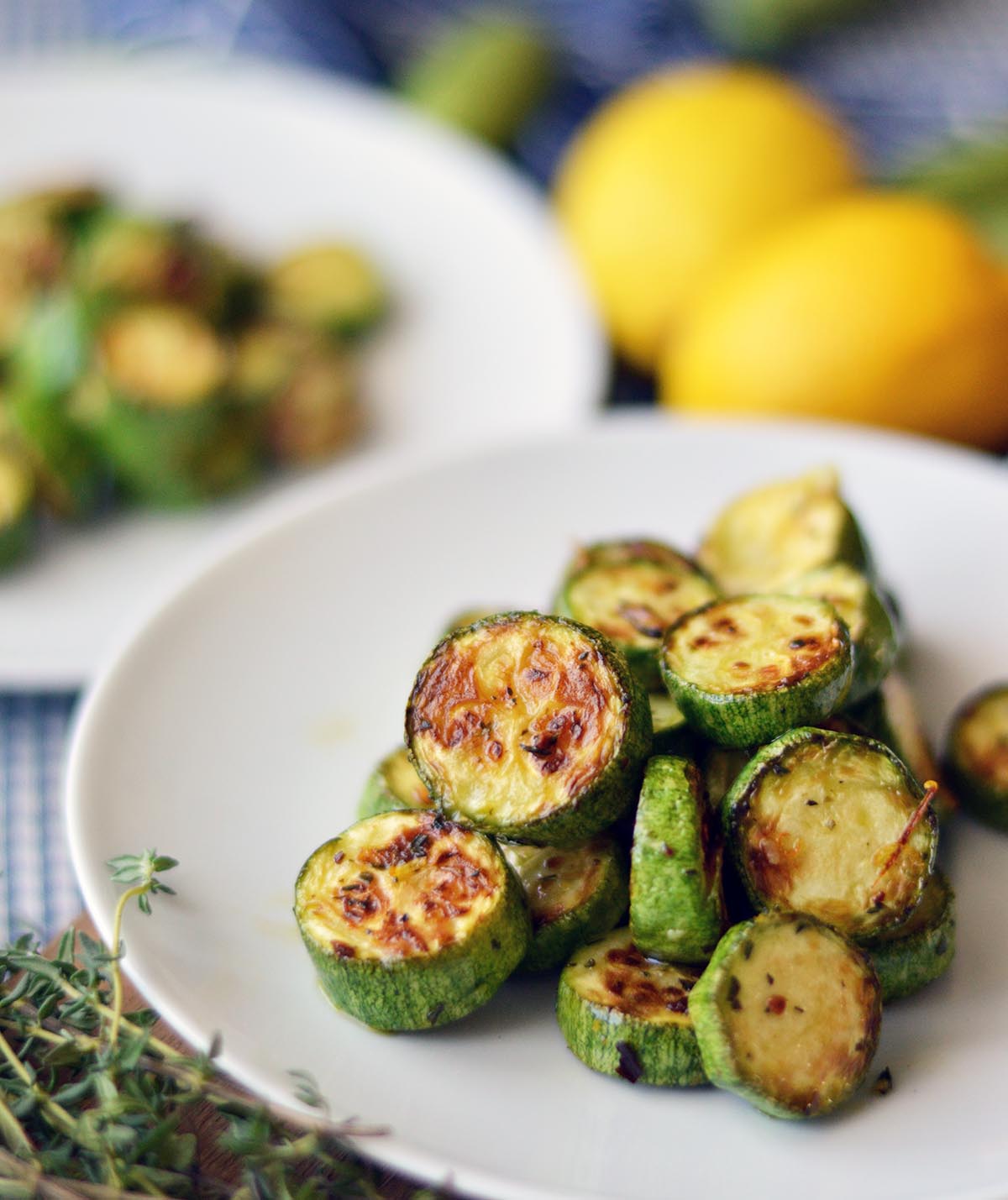 Sautéed Zucchini with Lemon and Thyme