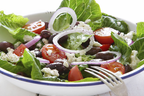 Mixed Garden Greens Salad with Balsamic Dressing