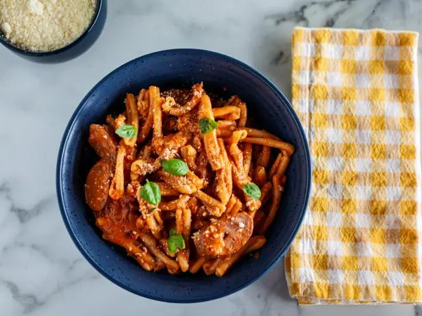 Hidden Filling Pasta with Tomato Cream