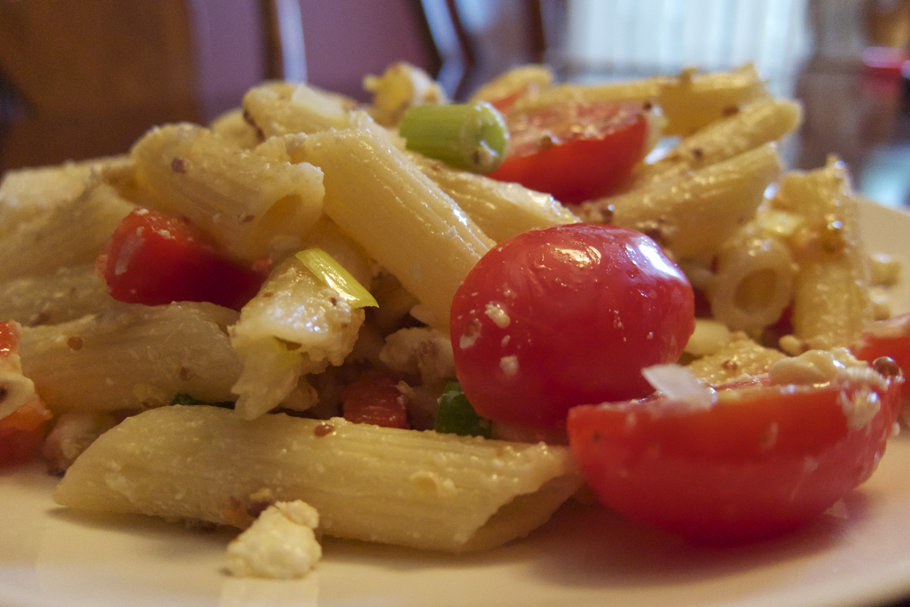 Lemon-Dill Pasta Salad with Roasted Cherry Tomatoes