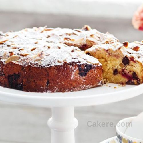 Raspberry-Chocolate Flourless Cake with Almond Crust